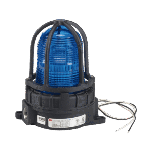 Luz de advertencia LED color Azul para ubicaciones peligrosas, montaje para superficies, 120/240Vca,
