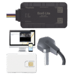 Rastreador Vehicular y Monitoreo de Flota / BLE 5.0 y GNSS / LTE CAT1 y LTE-M con Respaldo 2G / GNSS U-blox / MiKado IP54 / -20 °C a +40 °C / Acelerómetro de 3 Ejes / Suministro 9-32 V / Batería Interna