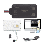 Rastreador Vehicular y Monitoreo de Flota / BLE 5.0 y GNSS / LTE CAT1 y LTE-M con Respaldo 2G / GNSS U-blox / MiKado IP54 / -20 °C a +40 °C / Acelerómetro de 3 Ejes / Suministro 9-32 V / Batería Interna