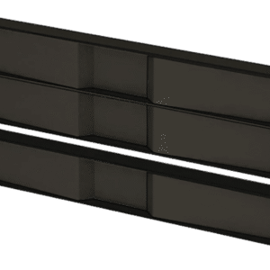 Tapa Ciega de Plástico de Instalación Rápida (Sin Herramientas / A Presión), para Rack de 19" 1 UR Color Negro