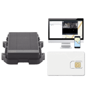 KIT Localizador 4G con carga solar / Semiautónomo / Rastreo de contenedores / Cajas de tráiler / Alarma de sabotaje audible / Incluye Licencia vitalicia EPCOMGPSCODE y SIM de datos SIM500MB2Y