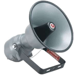Altavoz de anunciamiento publico a prueba de explosiones AudioMaster®, 30W de Potencia, Listado UL y cUL para Clase I, División 1, Grupos B, C y D; Clase I, División 2, Grupo A, B, C y D; Clase II, División 2, Grupos F y G; Clase
