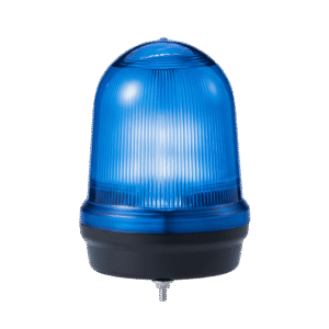LED con patrones fijo/intermitente, estroboscópico y simulación rotatorio, Color Azul de 110-240 VCA