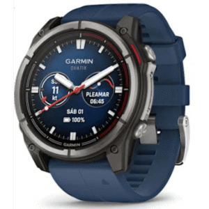 Smartwatch Garmin Fenix 7 / Pantalla AMOLED 1.4" / GPS Multibanda / Resistencia al Agua 10 ATM / Bater??a Hasta 29 D??as / Titanio y Cristal de Zafiro / 32 GB de Almacenamiento / Monitoreo de Salud Avanzado