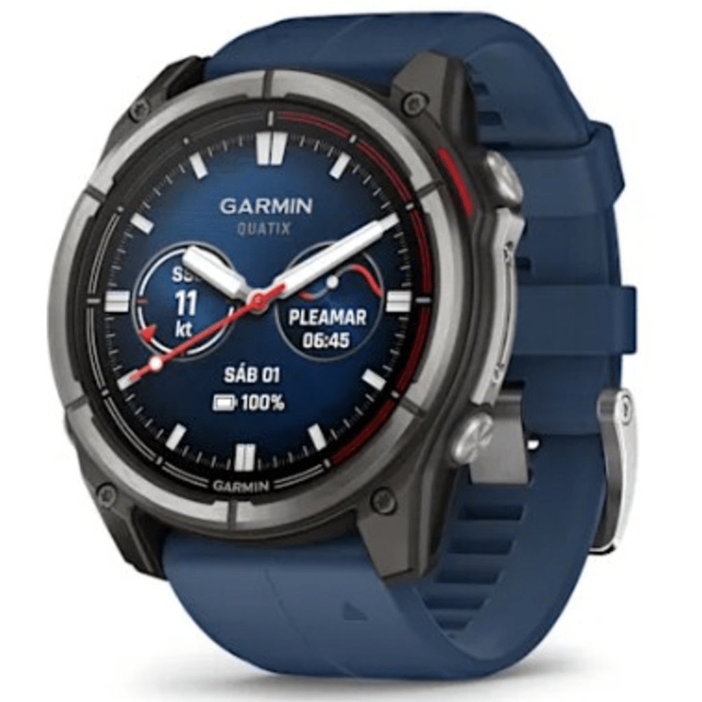 Smartwatch Garmin Fenix 7 / Pantalla AMOLED 1.4" / GPS Multibanda / Resistencia al Agua 10 ATM / Bater??a Hasta 29 D??as / Titanio y Cristal de Zafiro / 32 GB de Almacenamiento / Monitoreo de Salud Avanzado