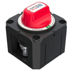 Interruptor Desconexi??n Bater??a Monocircuito ON/OFF, 275A DC Continuo, 900A DC Arranque, Terminales Cobre Esta??ado, IP68, Montaje Superficie/Panel, Cumple ABYC/UL/SAE