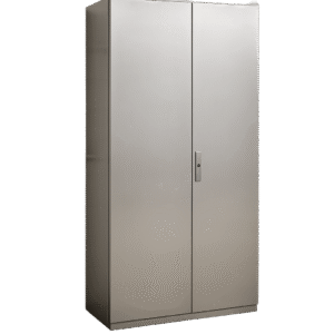 Gabinete de Acero Inoxidable IP55 (1000 x 2200 x 400 mm) con Placa Interna Galvanizada.