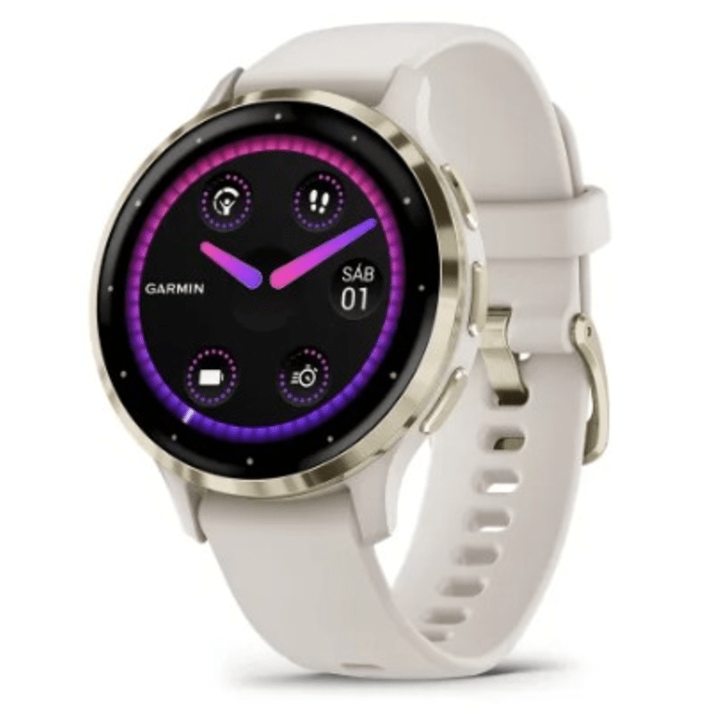 Smartwatch Garmin Venu 3S / Pantalla AMOLED 1.2??? (390 x 390) / Bater??a Hasta 10 D??as / GPS + GLONASS + Galileo / Monitor de Frecuencia Card??aca / Resistencia al Agua 5 ATM / Garmin Pay / Almacenamiento de Mǧsica / Compati