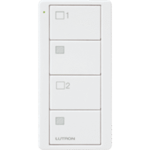 Control remoto PICO inalámbrico con 4 botones  encender/apagar grupo/escenas,  complemente con un atenuador o switch on/off