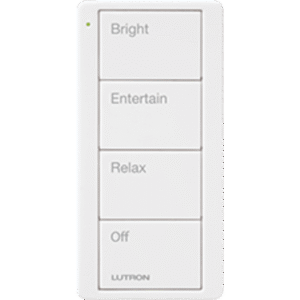 Control remoto inalambrico PICO, con escenas predefinidas para espacio en sala..
