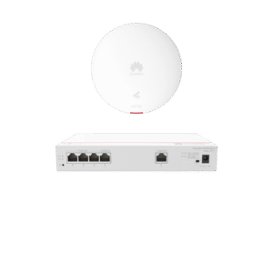 Kit DEMO de Router Multi-Servicio / 1 puerto 10/100/1000 Mbps(WAN) / 4 puertos 10/100/1000 Mbps(LAN) PoE / 50W + Punto de Acceso Wi-Fi 6 / 1.775 Gbps / MU-MIMO 2x2 (2.4GH y 5GHz) / Smart Antenna mǭs cobertura / Instalaci??n en techo y pared
