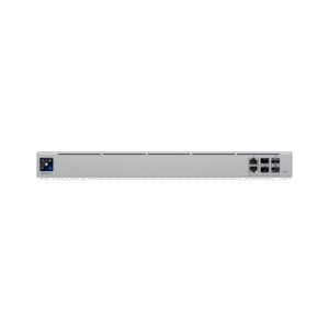 UniFi Enterpirse Router Empresarial de Alto Rendimiento / 12.5 Gbps IDS/IPS / Firewall de Capas Aplicativa / 5 Puertos WAN Mǭx. (1x25G SFP28, 1x2.5 GbE RJ45) / Conexi??n VPN Avanzada / Redundancia PSU Hot-Swappable / Montaje en Rack 1U