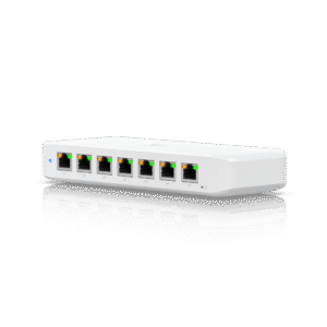 USW Ultra 210W Switch de 8 Puertos GbE (7 Puertos PoE+ y 1 Puerto Entrada PoE++) con Opciones de Montaje Versǭtiles