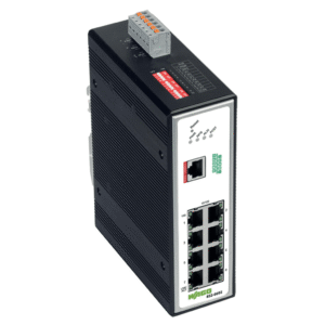 Switch Industrial Gestionable / 8 Puertos 100Base-TX / PROFINET Clase B / Alimentaci??n 12-60V DC / IP30 / -40??C a +70??C / Gesti??n Web-SNMP / MRP / VLAN