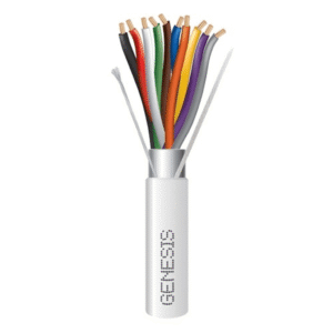 Carrete de 305 Metros (1000 Pies) / Cable de Cobre / 10 x 18 AWG / Plenum / Color Blanco / Blindado / Para Aplicaciones de Alarmas de Intrusi?n / Control de Acceso / Automatizaci?n / Interfonos y Tv Porteros
