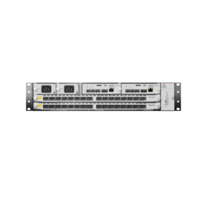 OLT Modular tipo Chasis GPON/XGS-PON Combo,1 Tarjeta de Servicio de 16 Puertos GPON, 2 Ranuras, 2 Fuentes de Alimentaci??n AC, 2 UR
