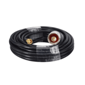 Cable Coaxial 15 Metros / Baja Pérdida / Diámetro 5 mm / Impedancia 50 ? / Apantallamiento >90dB / Operación 5-3000 MHz / Conectores N y SMA Macho / Compatible NX9775 NX9776 NX9783