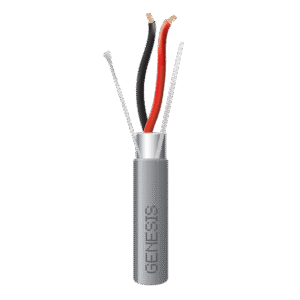Carrete de 152 Metros (500 Pies) / Cable 2 x 18 AWG / Color Gris / Blindado / Riser / Aplicaciones de Audio Control de Acceso y Automatizaci?n