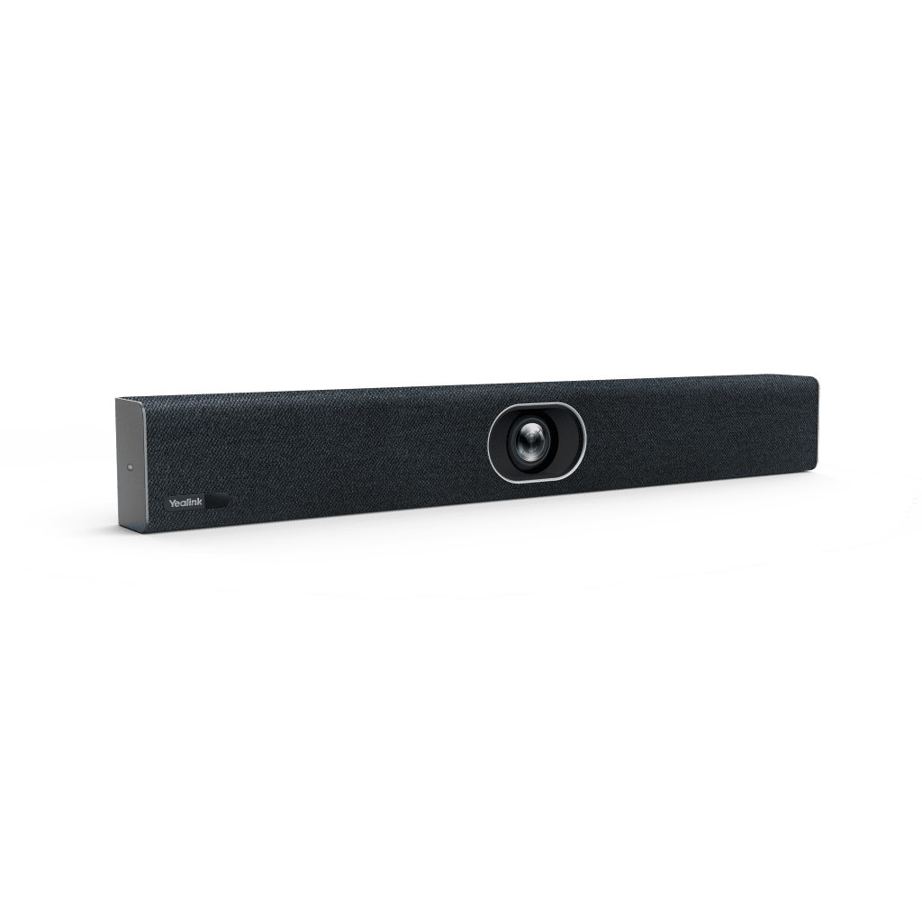 Barra de Videoconferencia Yealink UVC 40 E2 para Salas Peque??as con IA Avanzada y Seguimiento Automǭtico de Orador