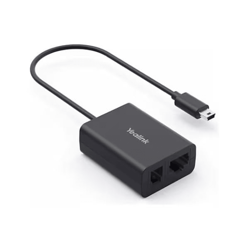 Adaptador EHS Para Diademas Inalǭmbricas DECT de Yealink Compatible con diversas marcas de Telefonos IP
