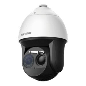 PTZ IP DUAL / LENTE TERMICO 50 MM (640X512) / LENTE OPTICO 40X (4 MP) / 150 MTS IR EXIR / TERMOGRAFIA / IP66