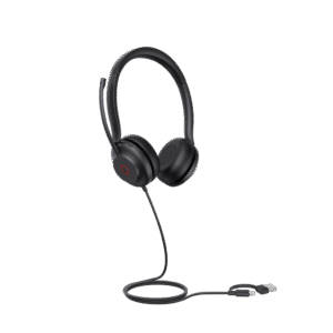 Diadema Alambrica UH35 Dual Teams de Yealink USB C/A con Cancelaci??n de Ruido y Dise??o Ergon??mico