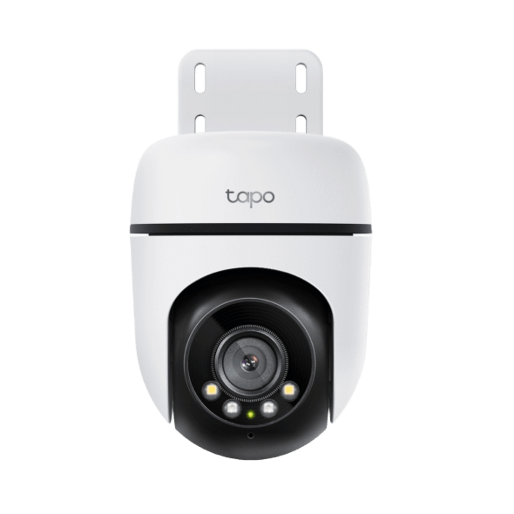 Cǭmara de Seguridad PTZ Exterior Wi-Fi / 2K 3 Megapixel (2304??1296) / 360?? Panorǭmica Horizontal + 130?? Vertical / Seguimiento Inteligente de Movimiento / Visi??n Nocturna a Color / IP65 / Compatible Alexa y Google Home