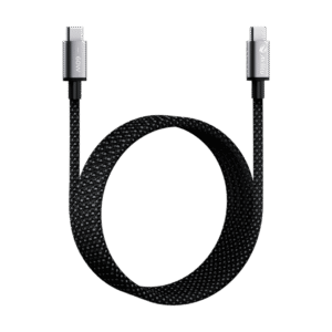 Cable de Carga USB-C a C 1.5 Metros (4.92 Pies) / Tecnolog?a GaN (Nitruro de Galio / Fast-Charging / Potencia 60W / Velocidad Transferencia 480 Mbps / Material Nylon / Conector Aluminio Anodizado