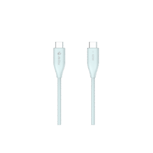 Cable de Carga USB-C a C 1 Metro (3.28 Pies) / Tecnolog?a GaN (Nitruro de Galio / Fast-Charging / Potencia 60W / Velocidad Transferencia 480 Mbps / Material Silicona No T?xica / Conector Aluminio Anodizado