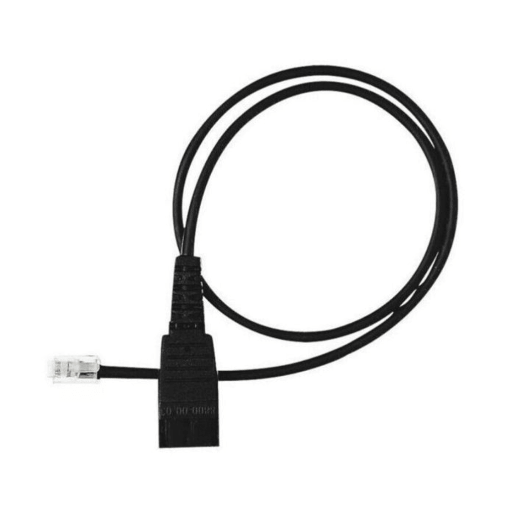 Cable QD A RJ9 De Repuesto Yealink Para Diademas Profesionales Y TelǸfonos De Terceros