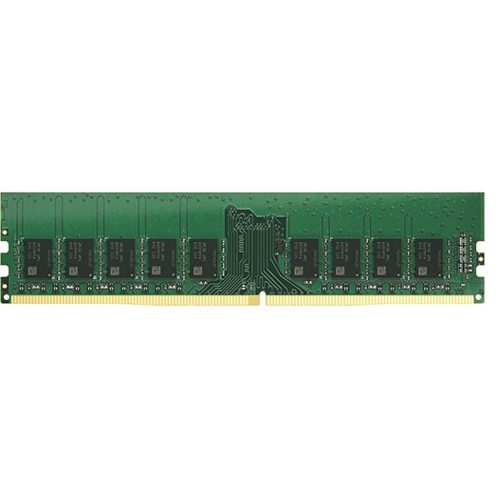 M??dulo de Memoria DDR4 ECC Unbuffered DIMM | 16GB | 2666 MHz | Compatible con Series SA: SA3400D, SA3200D / Series UC: UC3400, UC3200 / Series 21: RS4021xs+, RS3621xs+, RS3621RPxs, RS2821RP+, RS2421RP+, RS2421+ / Series 19: RS1619xs+ / Series 18: