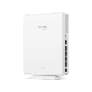 Access Point Wi-Fi 6 GPON Desktop / AX1800 1.8 Gbps / 4 Puertos Gigabit + 1 FXS / Gesti??n Omada Unificada / Cobertura 140 m?? (1500 ft??) / Hasta 120 Clientes / MU-MIMO 2x2 / OFDMA