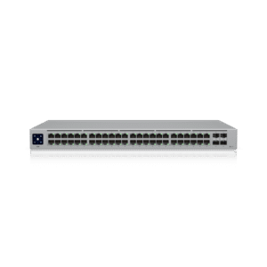 USW-48 ??? Switch Layer 2 de 48 Puertos GbE + 4 Puertos SFP con Dise??o Fanless para Funcionamiento Totalmente Silencioso
