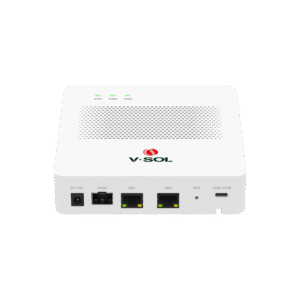 Mini OLT de 1 Puerto GPON SC/UPC con 3 puertos Uplink (2 puertos Gigabit Ethernet + 1 puerto SFP/SFP+) , hasta 64 ONUs / ONTs