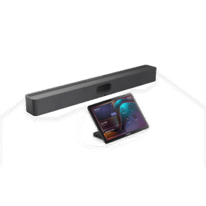 Barra de Videoconferencia Yealink A50 con IA y Consola Tǭctil CTP25, Todo en Uno para Salas Medianas y Grandes con Seguimiento Automǭtico del Hablante
