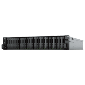 Servidor de Almacenamiento FlashStation FS3410 | 24 Bah??as SSD SATA 2.5" | Intel Xeon D-1541 8 Nǧcleos | 16 GB RAM (Ampliable a 128 GB) | 356,500 IOPS Lectura | 129,400 IOPS Escritura | 4 Puertos 1GbE + 2 Puertos 10GbE