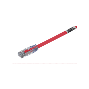 Cable de Parcheo UTP, Cat6A, 24 AWG, CM, Color Rojo, 7.62 Metros (25 Pies)