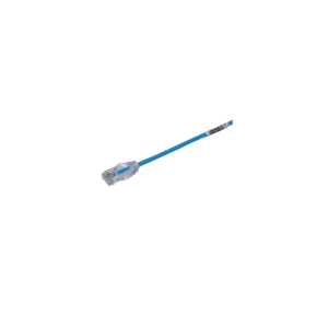 Cable de Parcheo TX6, UTP Cat6, Di?metro Reducido (28AWG), Color Azul, 0.5 Metros (1.64 Pies)