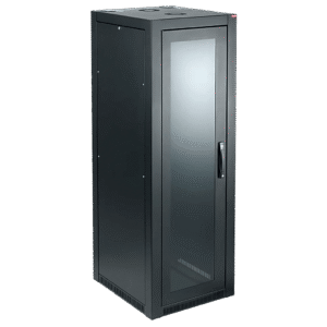 Gabinete Sísmico 45U / 2134 x 700 x 1000 mm (84 x 27.6 x 39.4 in) / Acero Negro RAL 9005 / Certificación Sísmica Zona 4 / NEBS / OSHPD Pre-Approval