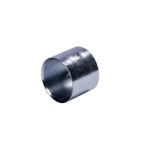 Cople de 2" ( 51 mm) para Tubo Pared Gruesa (IMC) /Galvanizado / Etiqueta Amarilla.