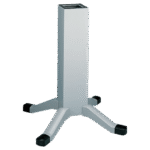 Pedestal de Acero con Patas para Gabinete HMI / 914 x 102 x 102 mm / Acero Suave / Pintura en Polvo Gris ANSI 61 / Altura Ergonómica 914 mm (36 in)