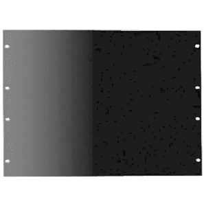 Tapa Ciega para Rack de 19 Pulgadas, 1 UR, Acero Negro