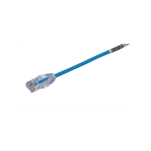 Cable de Parcheo TX6, UTP Cat6, Di?metro Reducido (28AWG), Color Azul, 30 Metros (98.43 Pies)