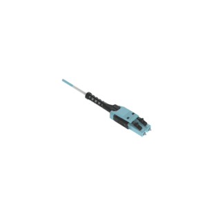 Jumper de Fibra ?ptica Multimodo 50/125 OM4, LC-LC Uniboot Duplex, LSZH, Color Aqua, 3 Metros (9.84 Pies)