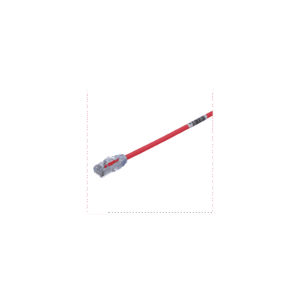 Cable de Parcheo UTP Cat6A, CM/LSZH, Di?metro Reducido (28AWG), Color Rojo, 4.57 Metros (15 Pies)