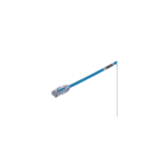 Cable de Parcheo UTP Cat6A, CM/LSZH, Di?metro Reducido (28AWG), Color Negro, 2.13 Metros (7 Pies)