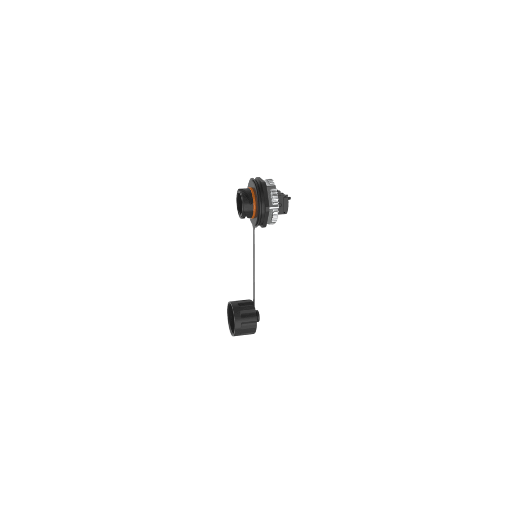 Conector Jack RJ45 de Uso Industrial Estilo TG, Categoría 6A, Con Tapa Protectora, Protección IP67