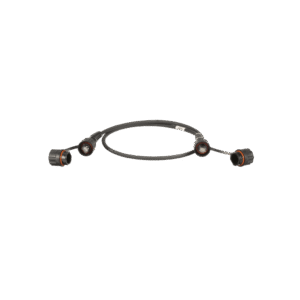 Patch Cord Cat6A IndustrialNet, Blindado S/FTP, Con Plug Industrial y Tapa en Cada Extremo, 2 Metros