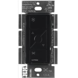 (Caseta Wireless) Control de velocidad inalámbrico para ventilador de techo, un solo polo.