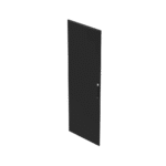 Puerta Sólida para ProLine V/D / 2000x700 mm (78.7x27.6 in) / Acero Negro RAL 9005 / cUL Listed / EIA RS-310-D